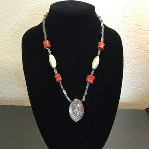 Handcrafted Semiprecious stone Necklace